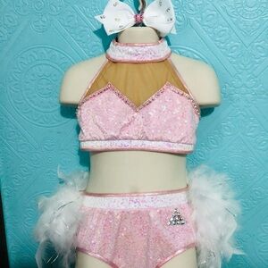 Beautiful girls solo dance costume